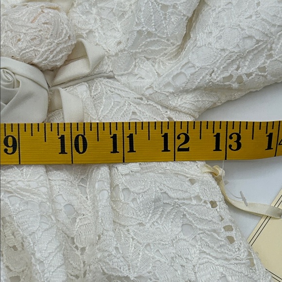 Laura Ashley Ivory Floral Lace Dress - Picture 13 of 13